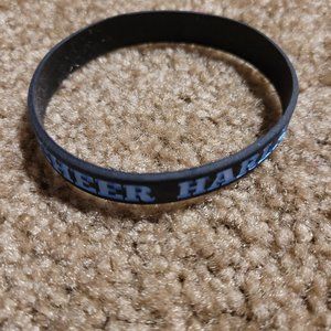 Harlan high school hawk cheer stretch bracelets